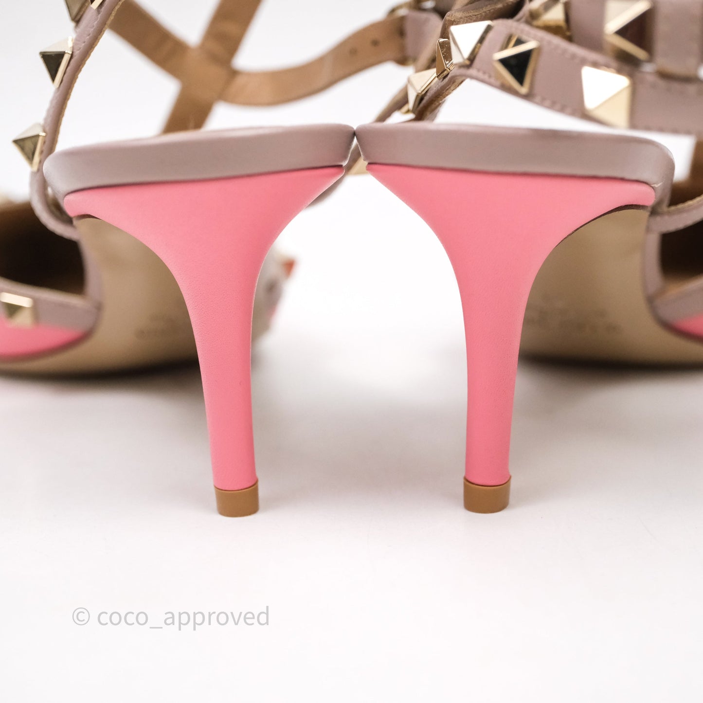 Valentino Garavani Rockstud Caged Pumps Purple Pink Size 39