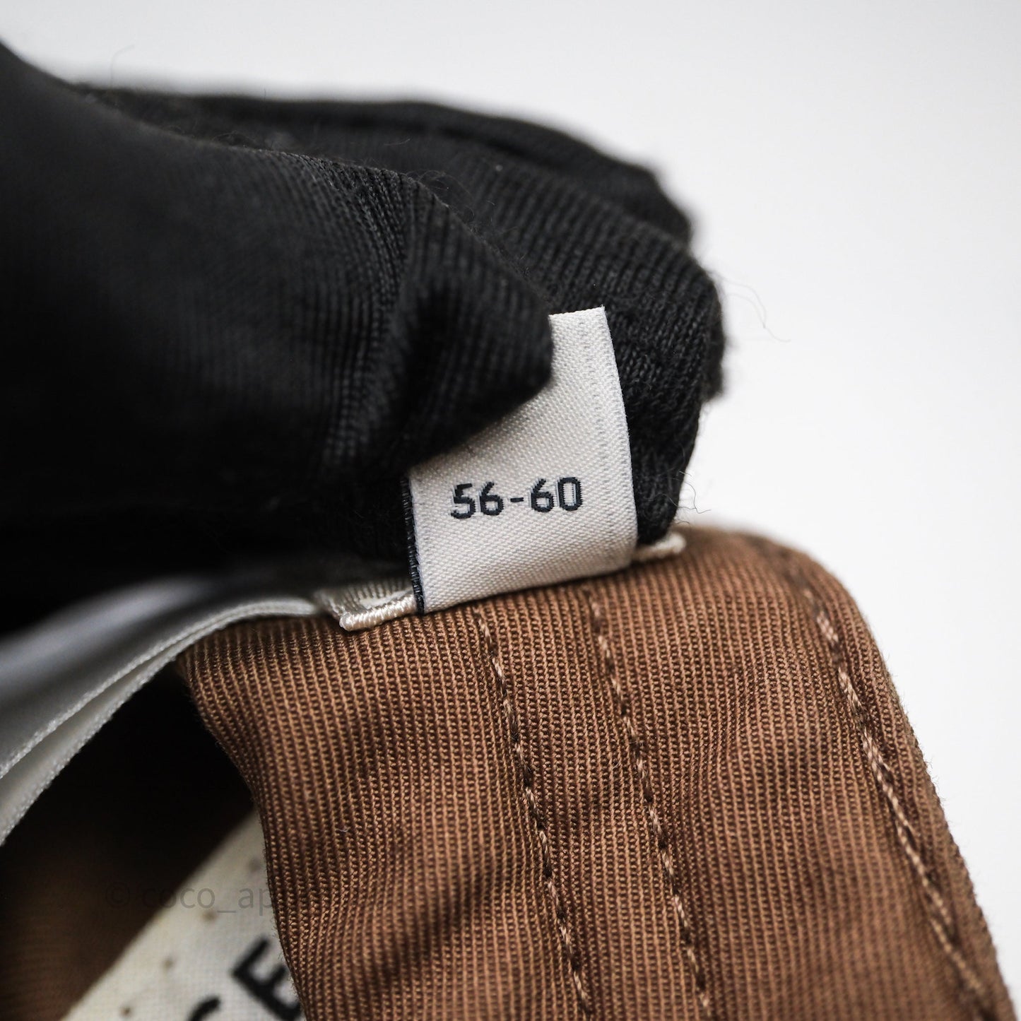 Celine Casquette Baseball Triomphe Cap Brown Size M