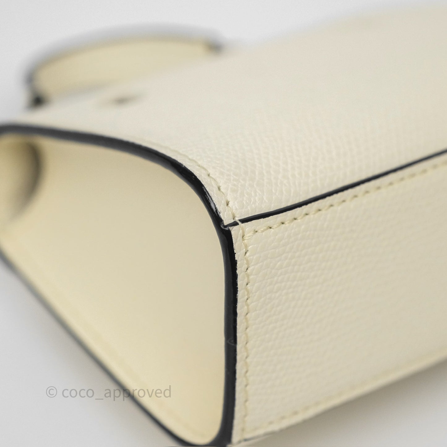 Valextra Iside Belt Bag Pergamena White Calfskin