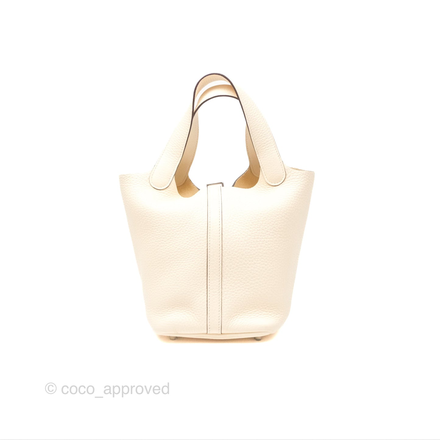 Hermès Picotin Lock 18 Nata I2 Clemence Palladium Hardware