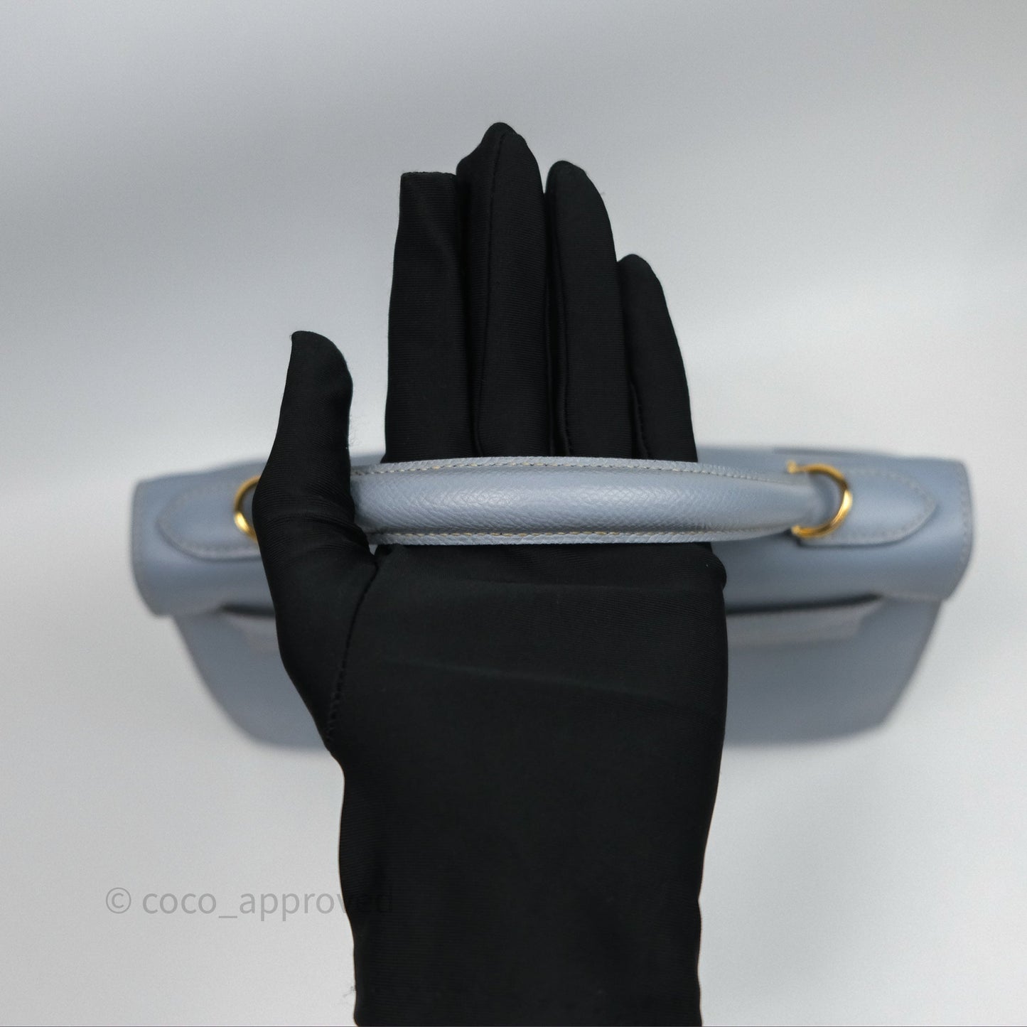 Hermès Kelly II 28 Sellier Bleu Lin J7 Epsom Gold Hardware