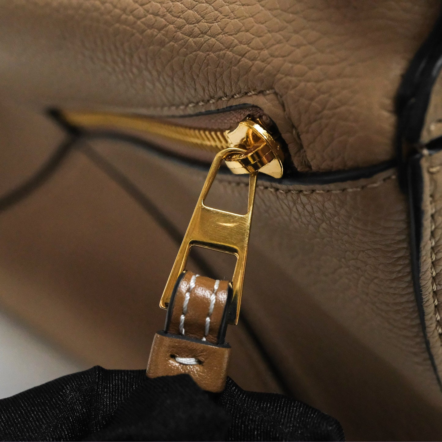 Loewe Small Puzzle Bag Sand Mink Grained Calfskin