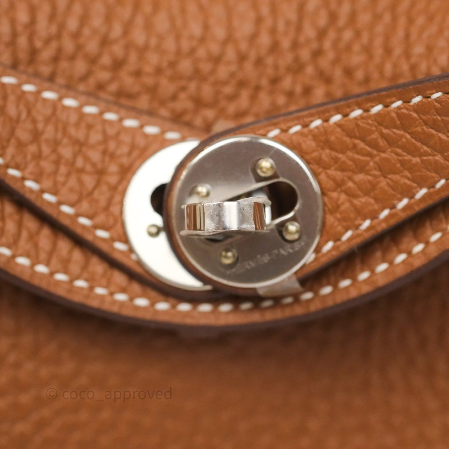 Hermès Mini Lindy 20 Gold 37 Clemence Palladium Hardware