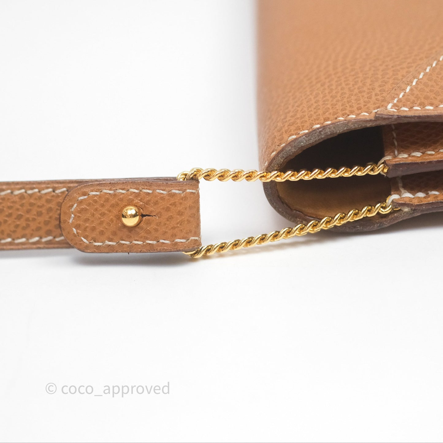 Hermès Vintage Lydie Gold Bag Gold Hardware