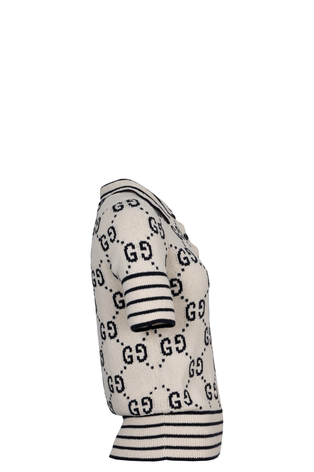 Luxury Gucci Trending 2025 Supreme Knit Polo Ivory