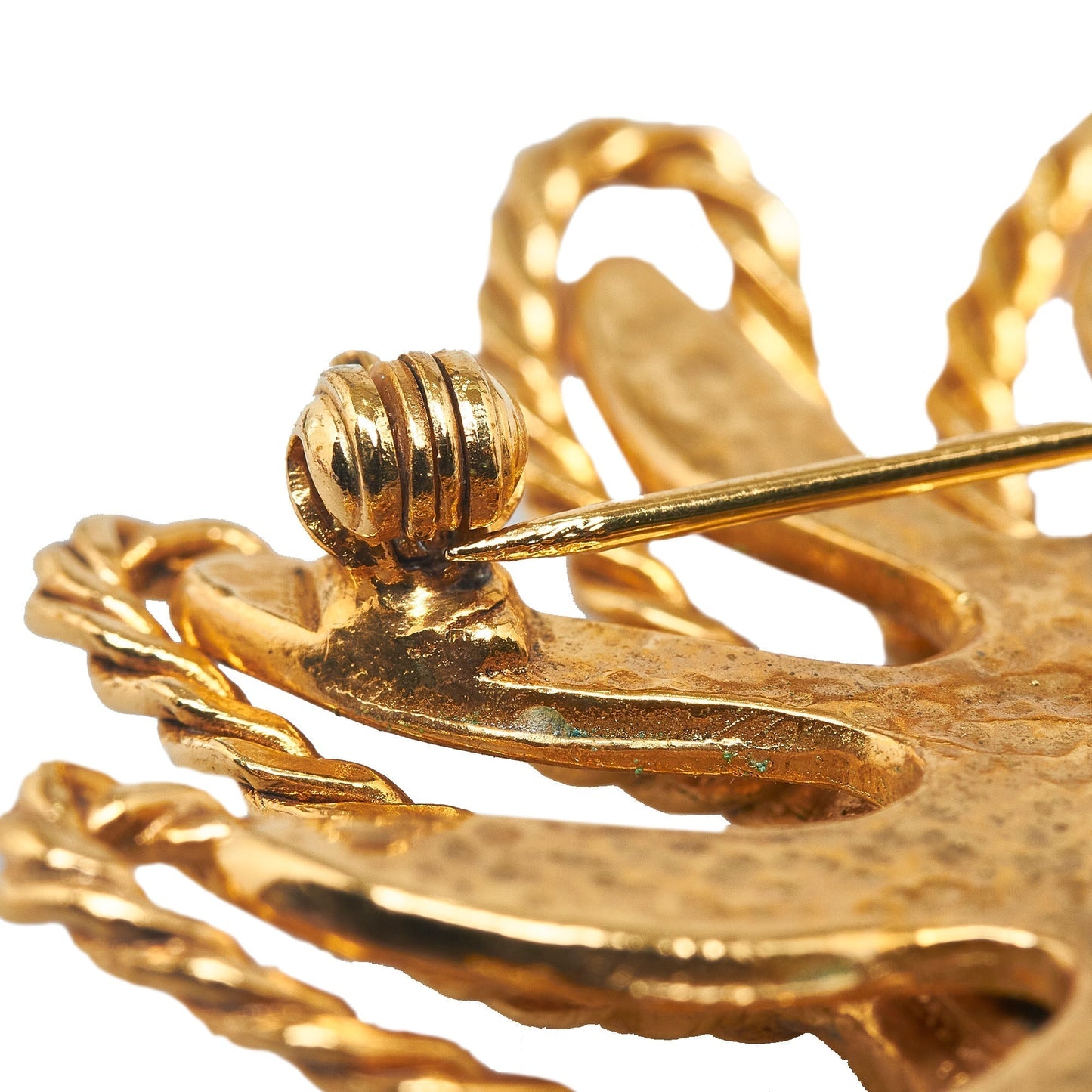 Luxury Chanel CC Sun Motif Brooch Costume Brooch