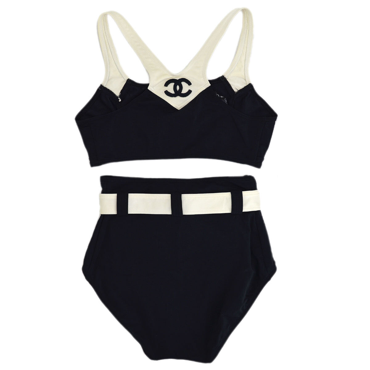 Luxury Chanel Swimwear Swimsuit Black #38
