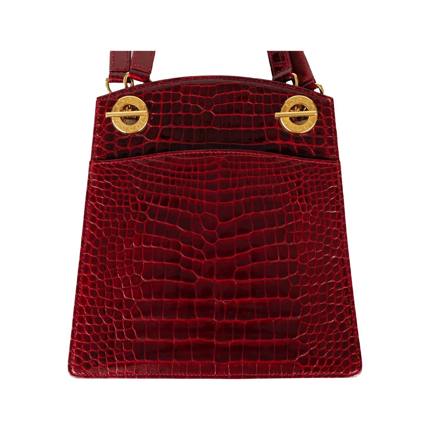 Luxury Gucci Trending 2025 Vintage Exotic Leather Crossbody Bag - '80s