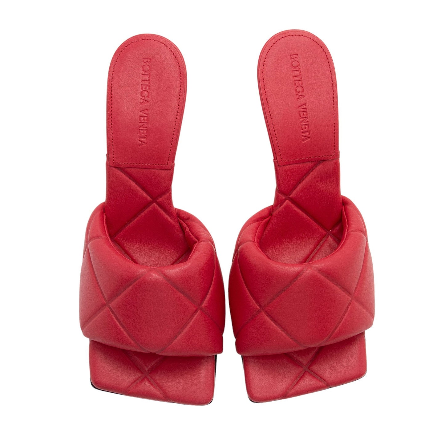 Luxury Bottega Veneta Debossed Nappa Lido Sandals