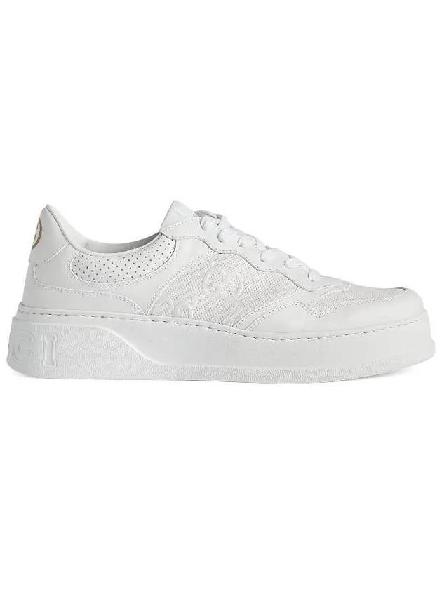 Luxury Gucci Trending 2025 GG Emboss Low Top Sneakers White