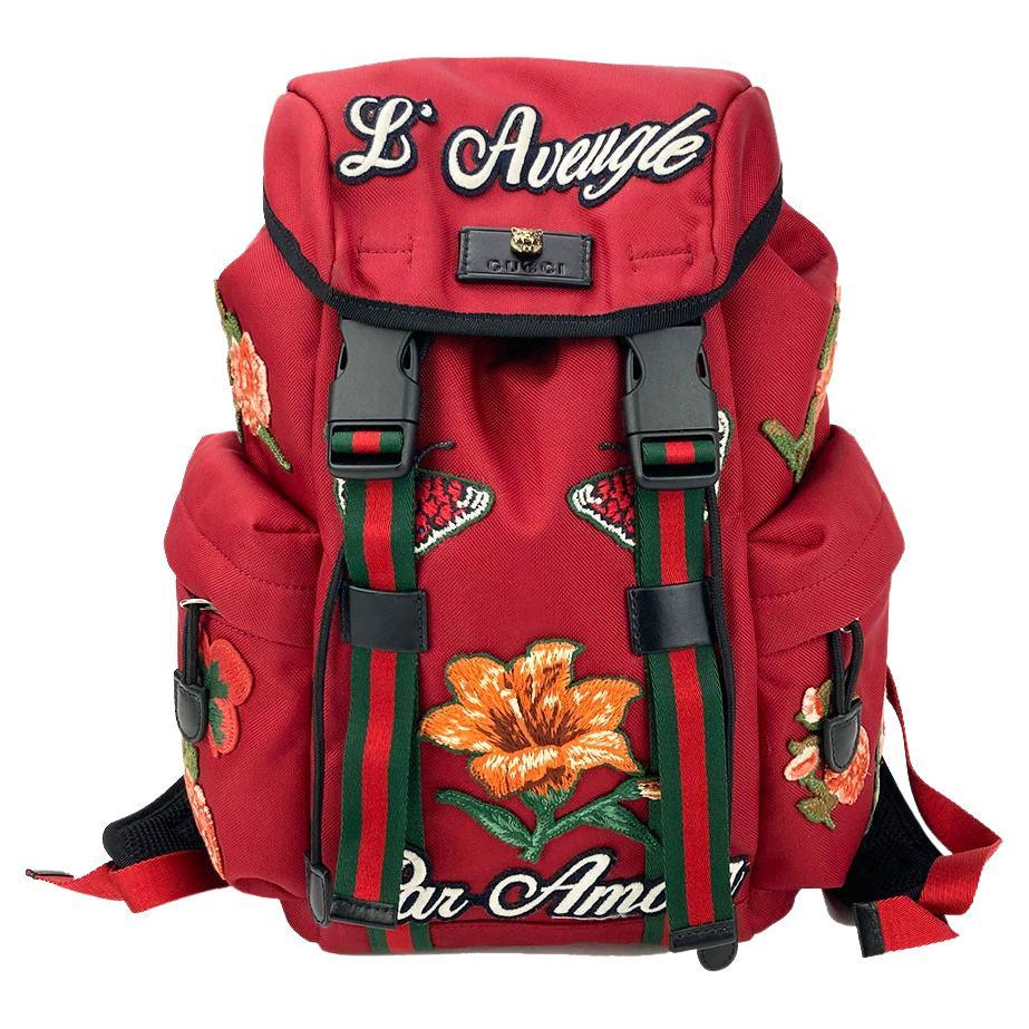 Luxury Gucci Trending 2025 L'Aveugle Par Amour Techpack Backpack
