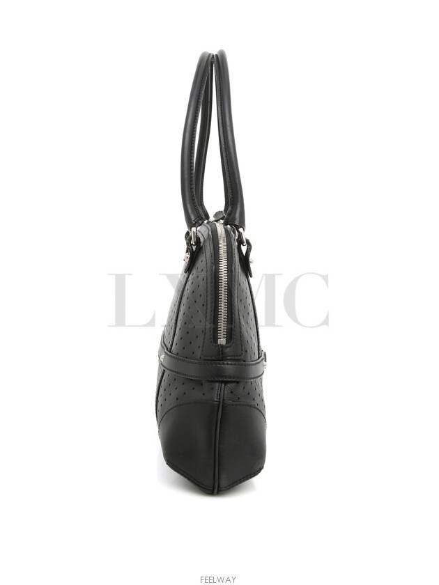 Luxury Gucci Trending 2025 Interlocking perforated GG black shoulder bag 114887