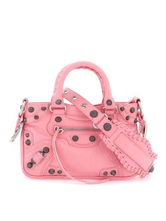 Luxury Balenciaga Neo Cagole Small Tote Bag Pink