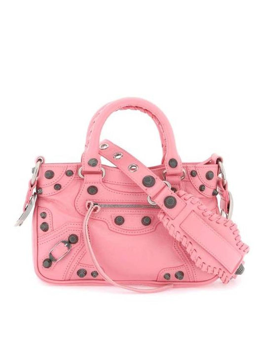 Luxury Balenciaga Neo Cagole Small Tote Bag Pink