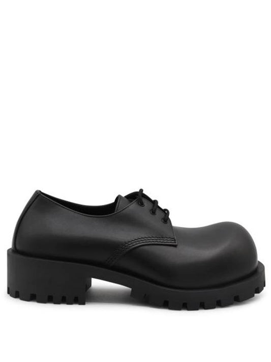 Luxury Balenciaga Hummer Lace-Up Derby Black