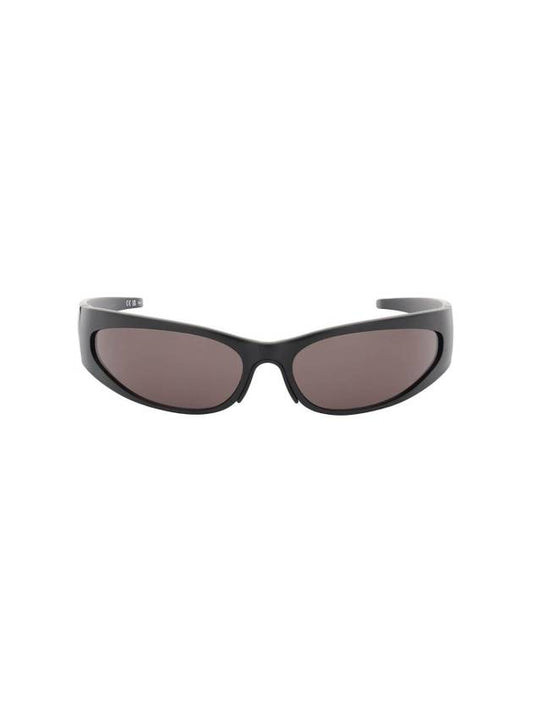 Luxury Balenciaga Reverse Xpander 2.0 Rectangle Sunglasses Black