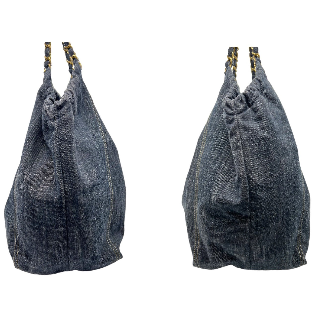 Luxury Chanel Denim Cabas XL Tote