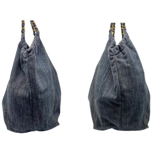 Luxury Chanel Denim Cabas XL Tote