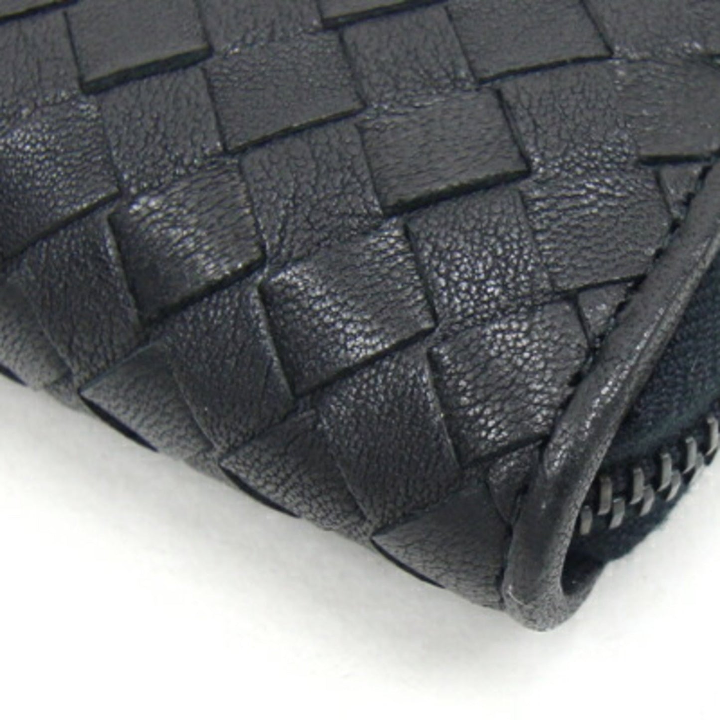 Luxury Bottega Veneta   ivory Leather Long Wallet (Bi-Fold) ()