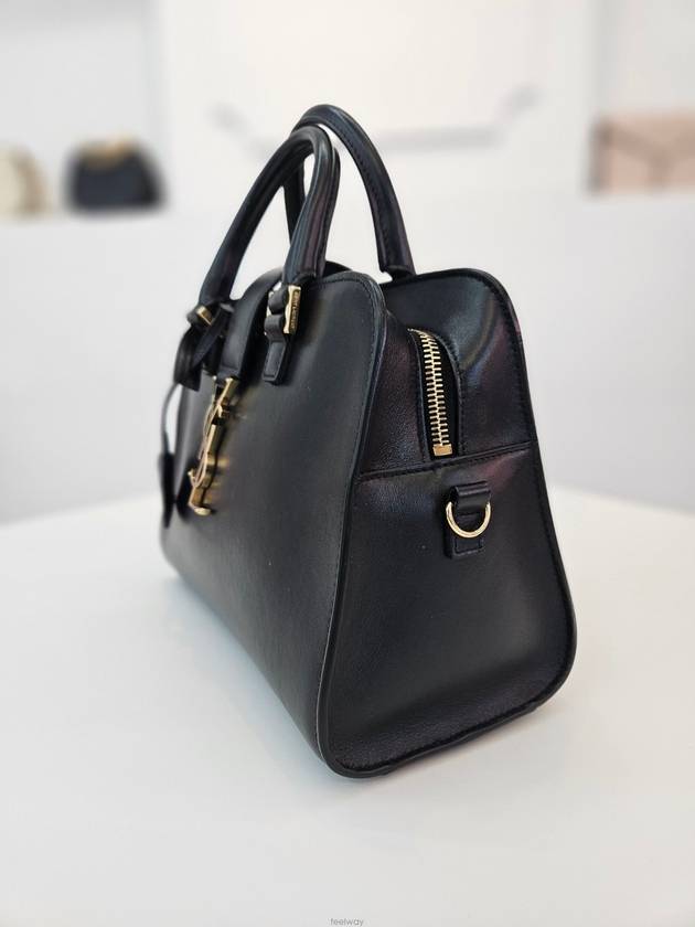 Luxury Saint Laurent Monogram Mini Cabas Bag Black 568853