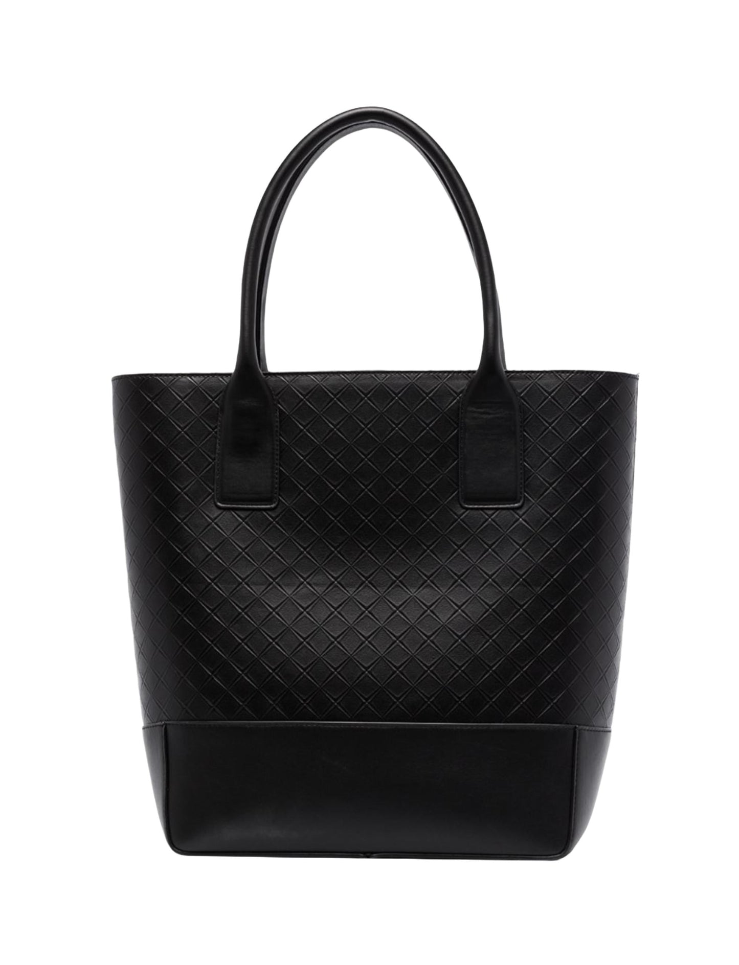 Luxury Bottega Veneta Intrecciato Embossed Leather Tote Bag