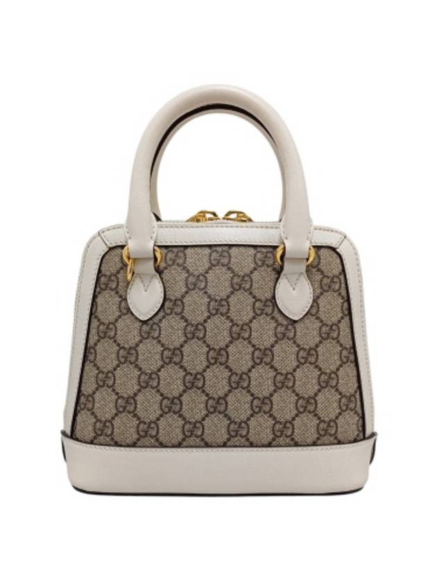 Luxury Gucci Trending 2025 640716 Horsebit White 1955 Mini Top Handle Tote Bag Strap