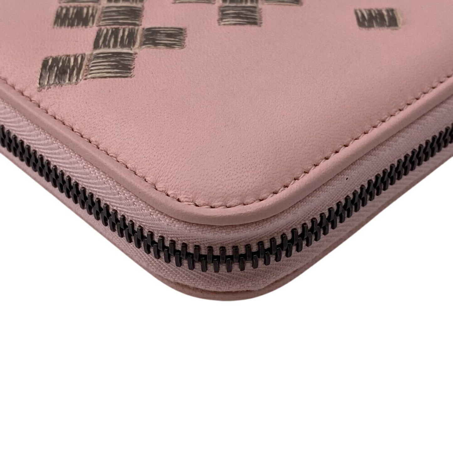 Luxury Bottega Veneta Intrecciato  Leather Long Wallet (Bi-Fold) ()