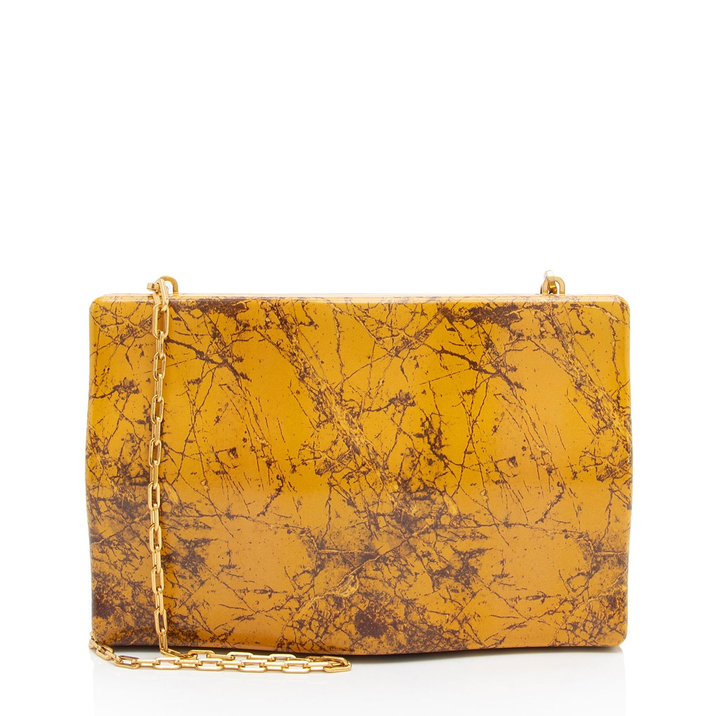 Luxury Bottega Veneta Leather Wave Chain Shoulder Bag