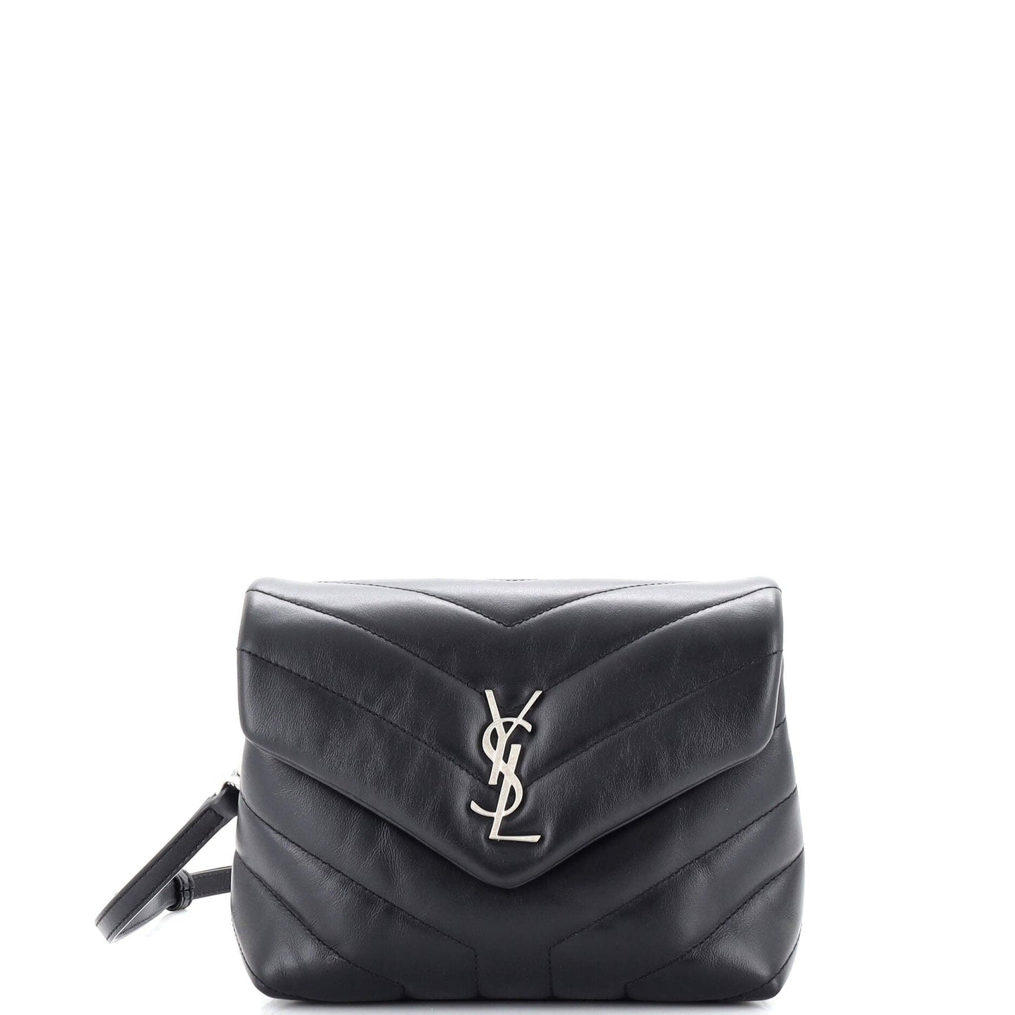 Luxury Saint Laurent Loulou Shoulder Bag Matelasse Chevron Leather Toy