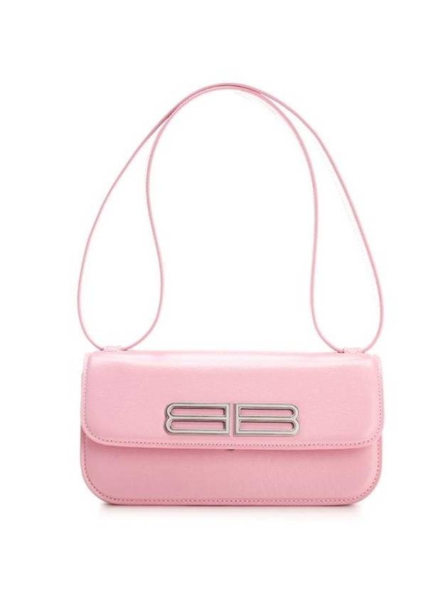 Luxury Balenciaga Gossip Calfskin Small Shoulder Bag Candy Pink