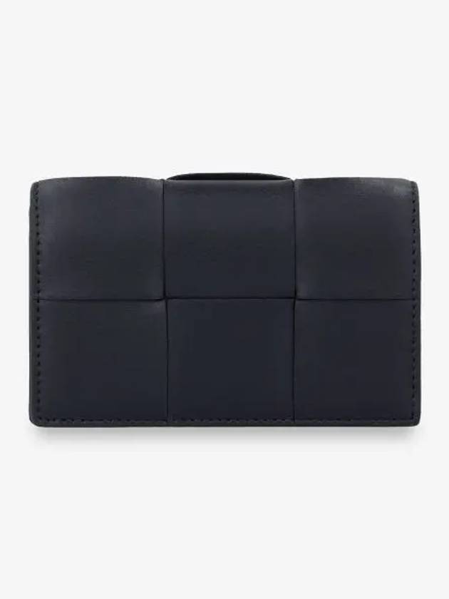 Luxury Bottega Veneta Business Card Wallet Black