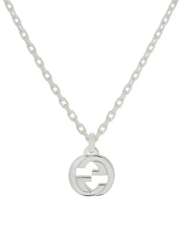 Luxury Gucci Trending 2025 Interlocking Chain Necklace Silver