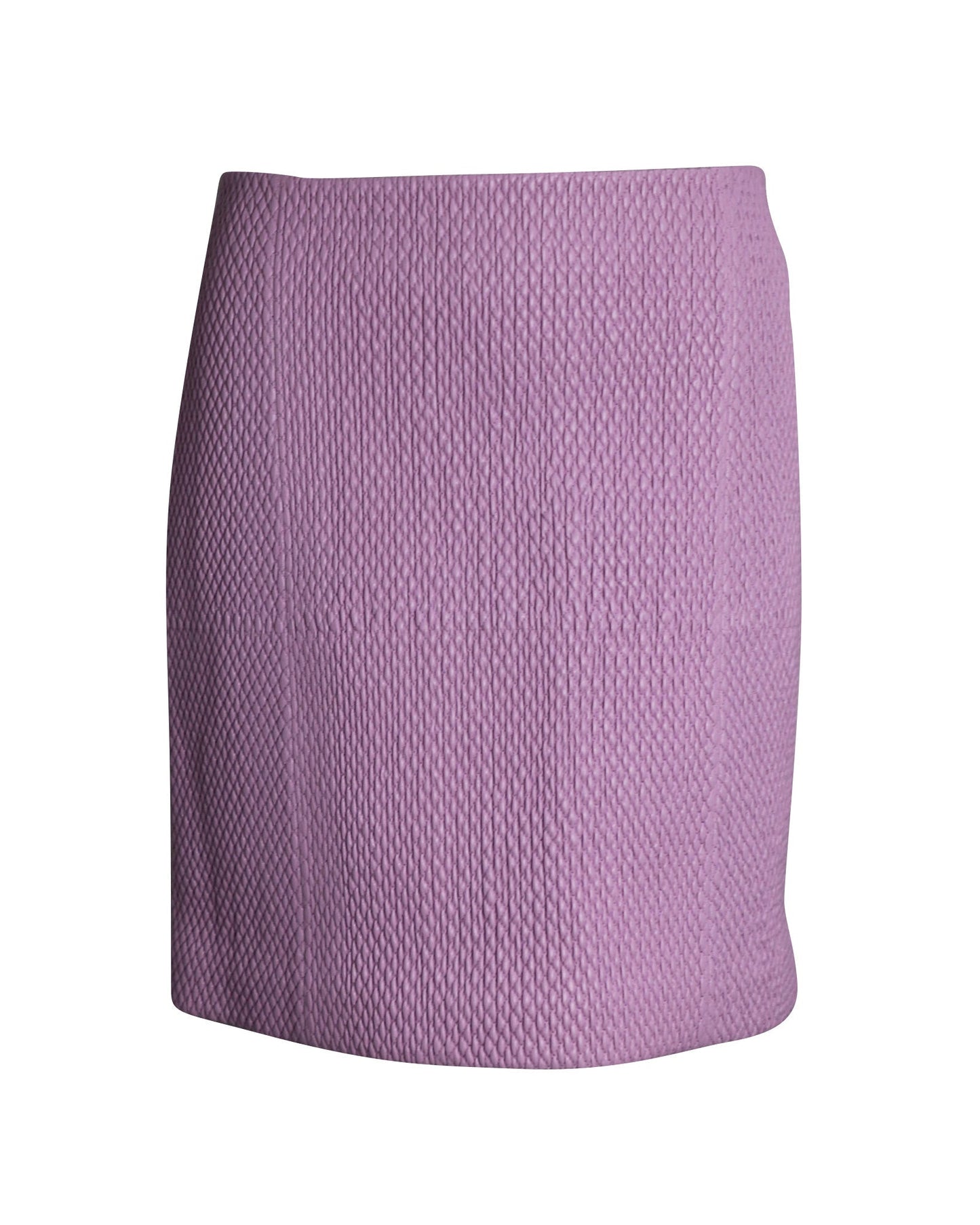 Luxury Bottega Veneta Quilted Skirt in Pink Leather