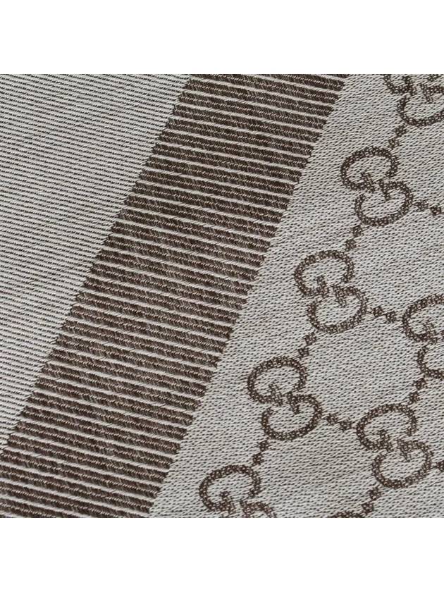 Luxury Gucci Trending 2025 GG Jacquard Square Muffler Grey
