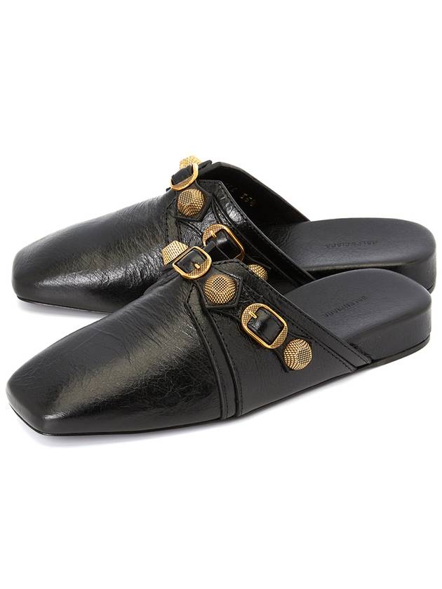 Luxury Balenciaga Cosy Cagole Bloafer Black