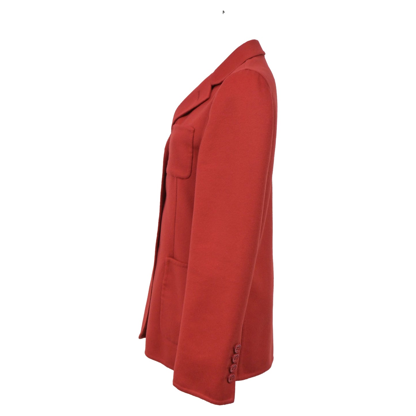 Luxury Bottega Veneta Blazer in Red Wool