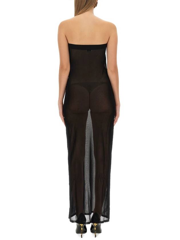 Luxury Saint Laurent 23 fw Strapless Dress 756812Y76HL1000 B0040511016