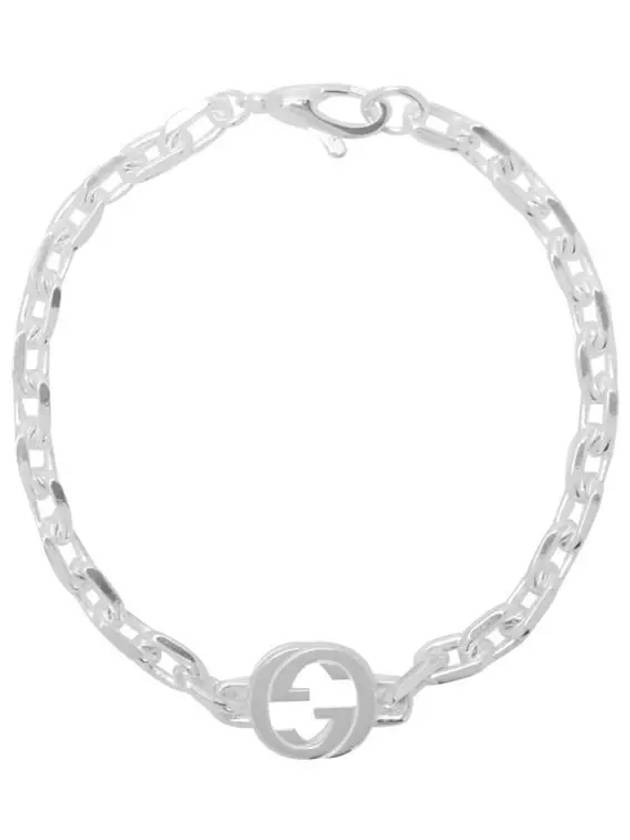 Luxury Gucci Trending 2025 Interlocking G Chain Bracelet Silver