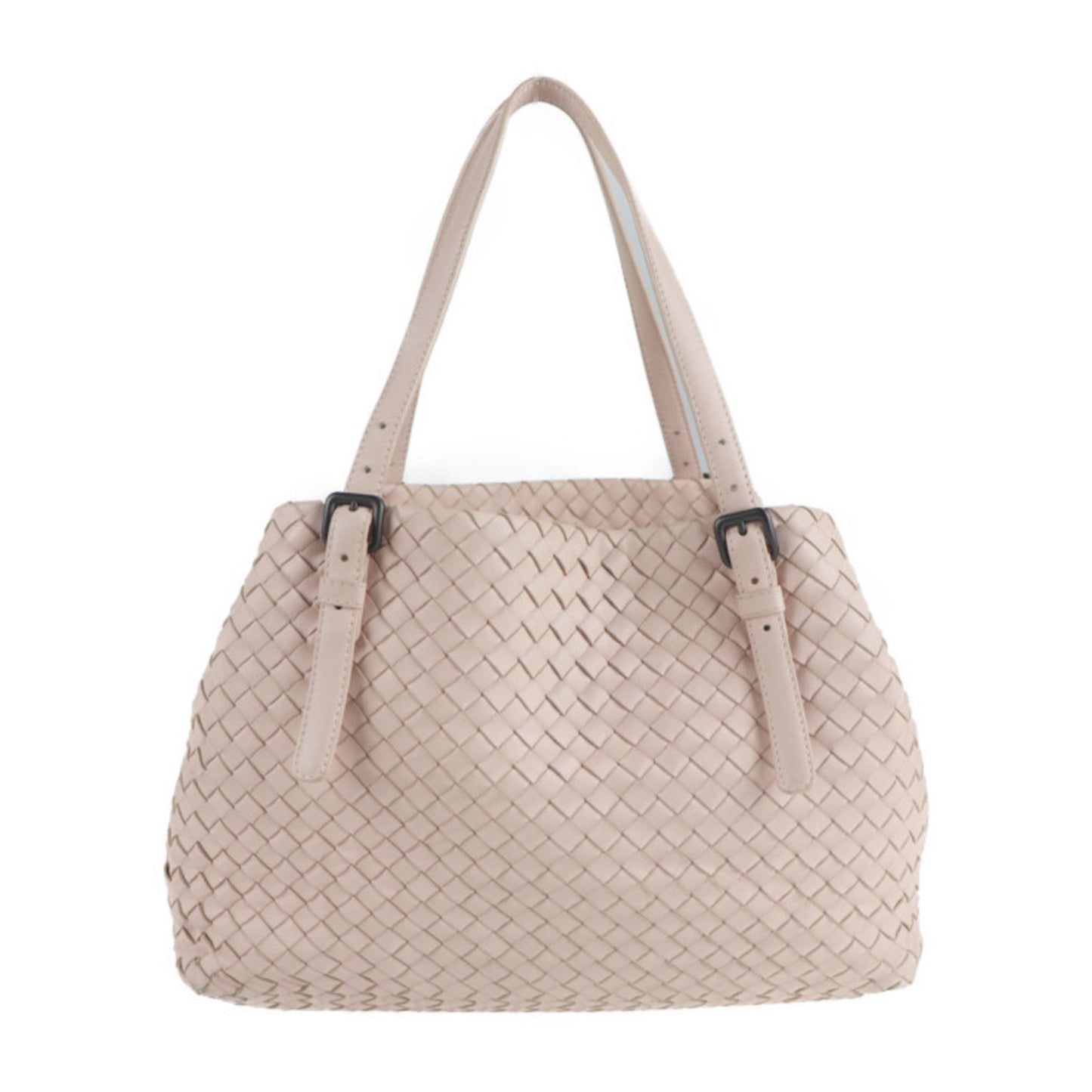 Luxury Bottega Veneta Intrecciato  pink Leather Handbag Shopping Bag Shoulder Bag Tote Bag ()