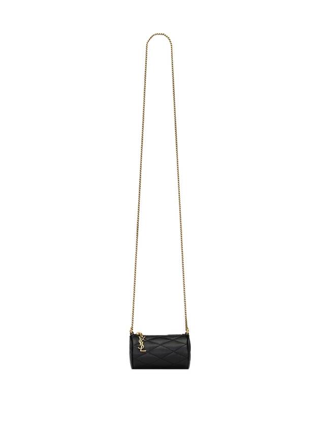 Luxury Saint Laurent Micro Sade Tube Lambskin Shoulder Bag Black