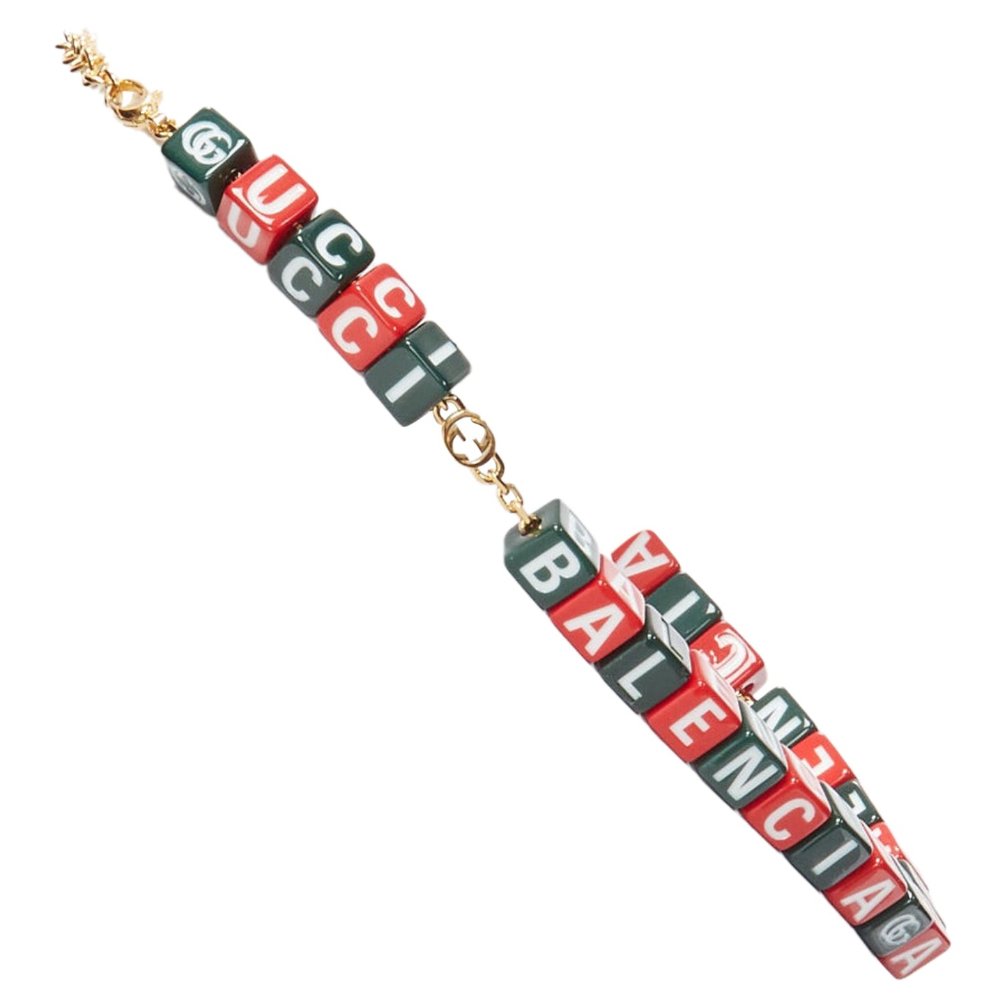 Gucci Luxury Balenciaga Hacker Project Symbols cubes short necklace