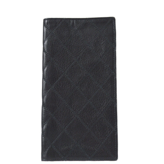 Luxury Chanel Bicolore Long Wallet Black Lambskin