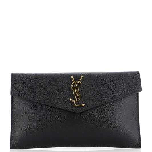 Luxury Saint Laurent Uptown Pouch Leather