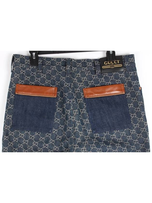 Luxury Gucci Trending 2025 Eco washed GG denim pants 34