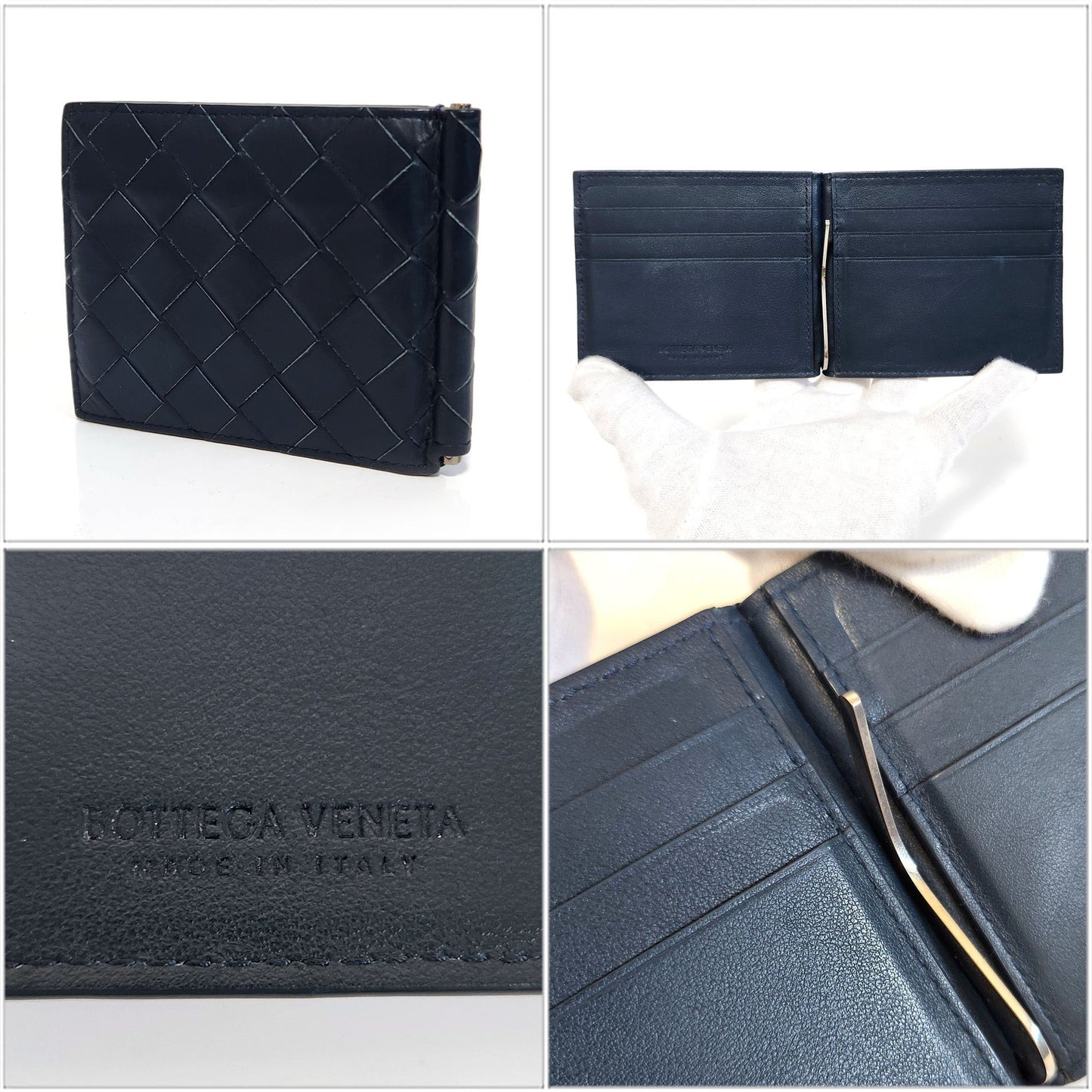 Luxury Bottega Veneta  Leather Bill Wallet (Bi-Fold) ()