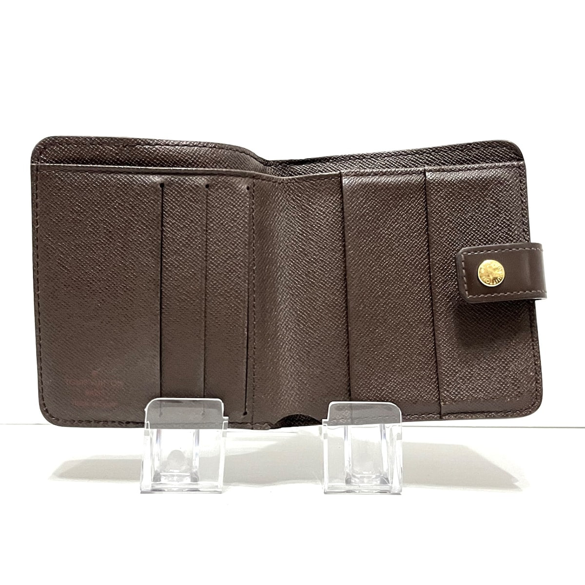Louis Vuitton Compact Zip  Canvas Wallet  ()