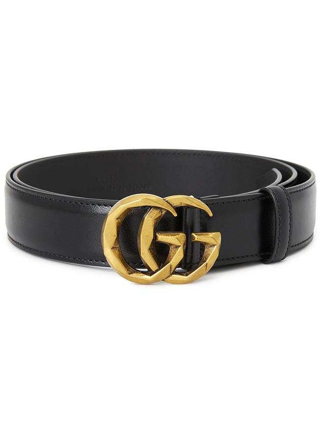 Luxury Gucci Trending 2025 GG Marmont Leather Belt Black