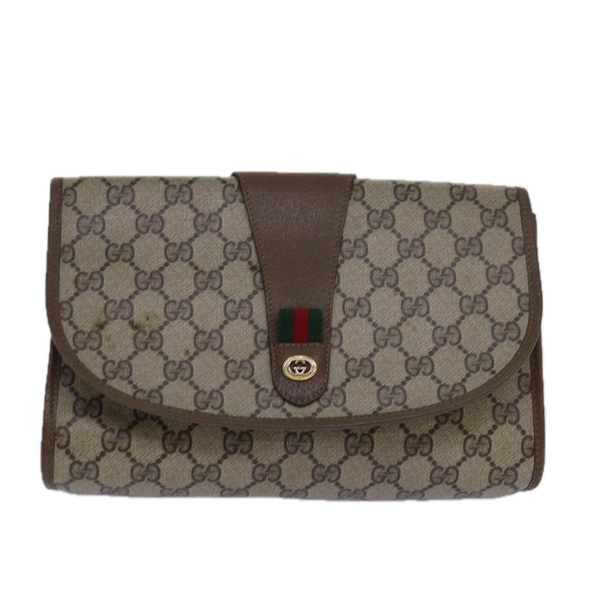 Luxury Gucci Trending 2025 Sherry  Canvas Clutch Bag