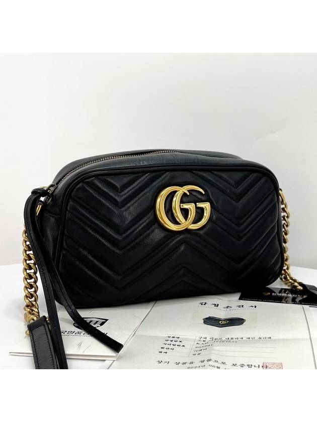 Luxury Gucci Trending 2025 Matelasse small cross bag shoulder black 447632