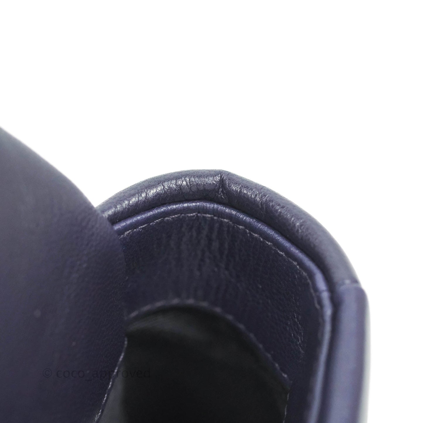 Chanel 19 Small Dark Purple Mixed Hardware